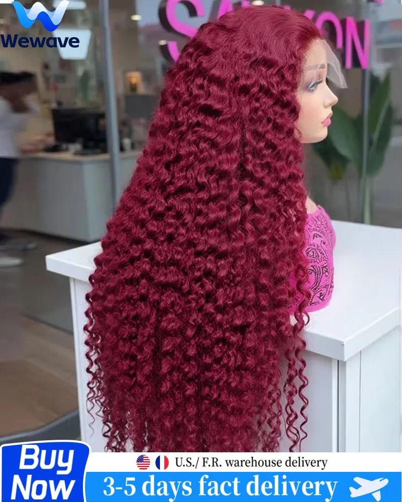 Wewave Curly Wigs Deep Wave 13x6 Hd Парик из натуральных волос на кружеве 99j Бордовый Water Wave Предварительно сорванные бразильские парики Оригинал
Wewave Curly Wigs Deep Wave 13x6 Hd Парик из натуральных волос на кружеве 99j Бордовый Water Wave Предварительно сорванные бразильские парики Оригинал