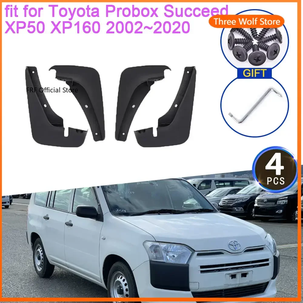 Mudguards for Toyota Probox Succeed XP50 XP160 2002~2020 Accessories 2003 2014 2015 2016 2017 2018 Mud Flap Splash Guards Fender
Mudguards for Toyota Probox Succeed XP50 XP160 2002~2020 Accessories 2003 2014 2015 2016 2017 2018 Mud Flap Splash Guards Fender