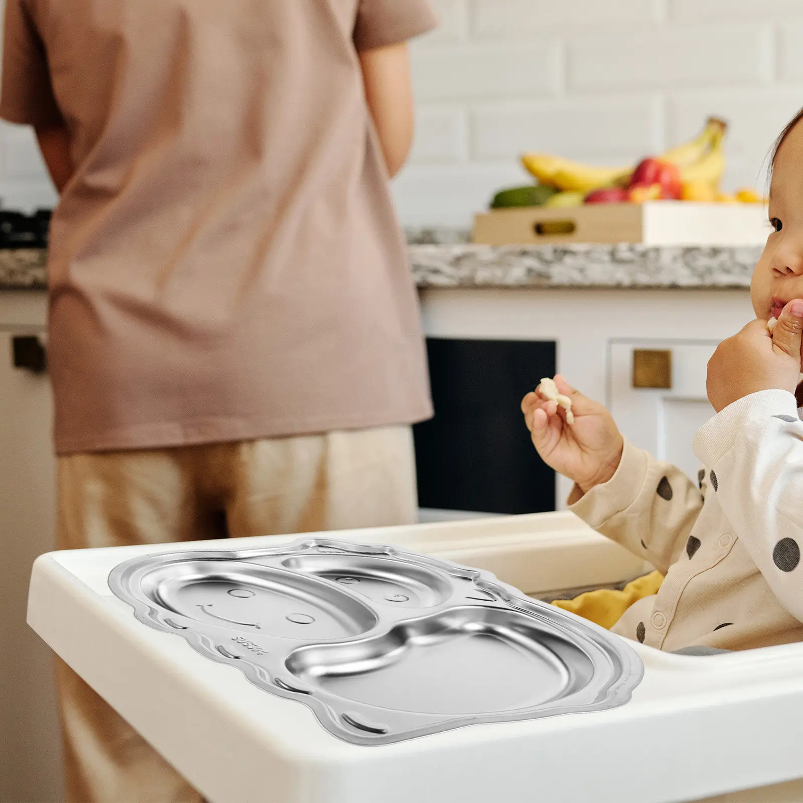 Cartoon Divided Plate Stainless Steel Kids Plates Baby Dining Tray Multicompartment Design Lightweight Home Travel Use Fruit
Cartoon Divided Plate Stainless Steel Kids Plates Baby Dining Tray Multicompartment Design Lightweight Home Travel Use Fruit