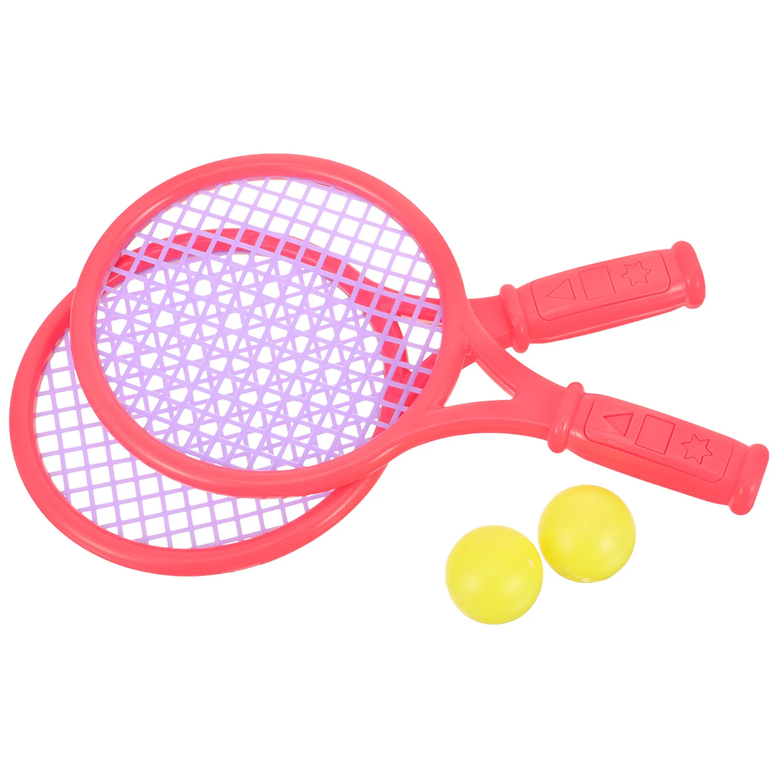 1Pair 's Tennis Racket Plastic Badminton Rackets for Primary School Kindergarten Multi-Functional Outdoor Sports
1Pair 's Tennis Racket Plastic Badminton Rackets for Primary School Kindergarten Multi-Functional Outdoor Sports