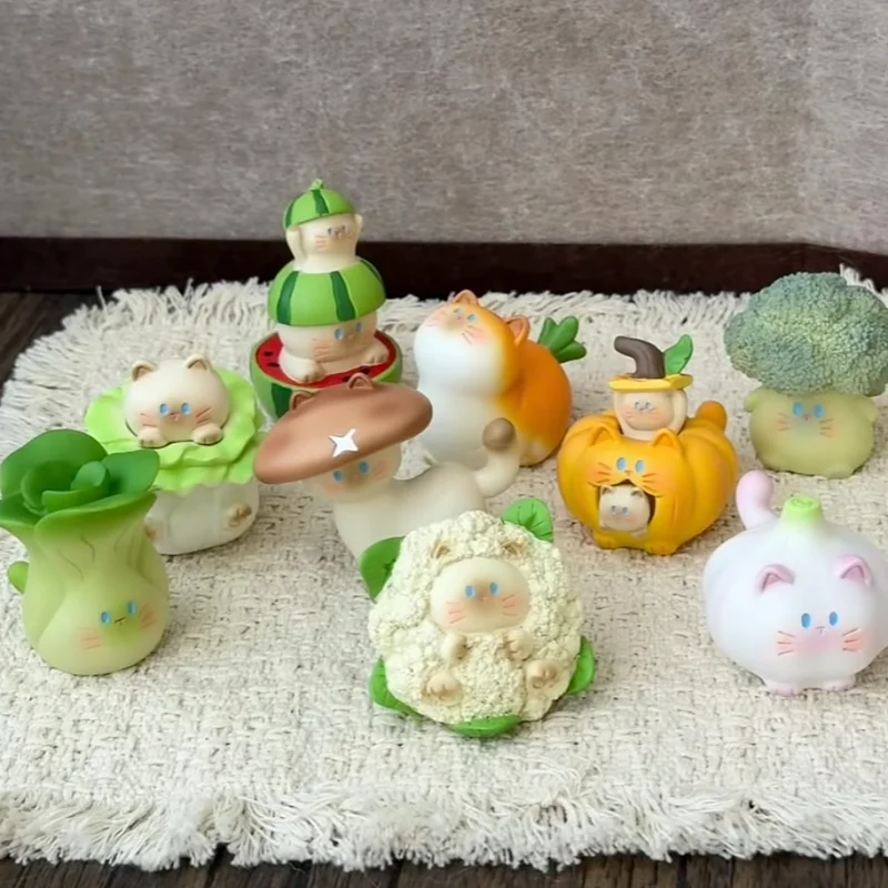 New World Of Vegetable Series Mini Blind Box Cute Cat Figurine Desk Decoration Item Room Decorations Fashionable And Popular Toy
New World Of Vegetable Series Mini Blind Box Cute Cat Figurine Desk Decoration Item Room Decorations Fashionable And Popular Toy