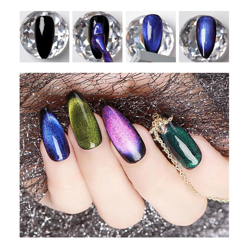 6 Pcs Cat Eye Nail Polish Colorful Flash Manicure Accessories Soak Off Gel Nail Art Set DIY Home Travel Phototherapy
6 Pcs Cat Eye Nail Polish Colorful Flash Manicure Accessories Soak Off Gel Nail Art Set DIY Home Travel Phototherapy