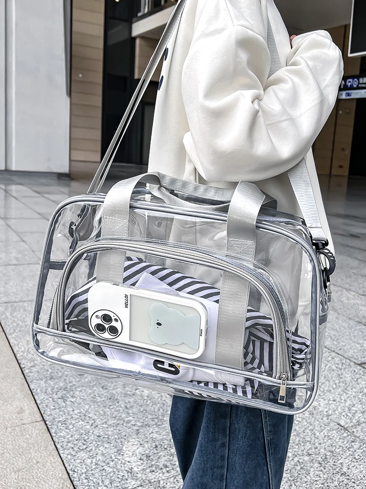 Large Capaci Sports Fitn Transparent Handbag Summer New Sle Women's Handbag Men's ort Trip Crossbody Bag Faion Trend
Large Capaci Sports Fitn Transparent Handbag Summer New Sle Women's Handbag Men's ort Trip Crossbody Bag Faion Trend