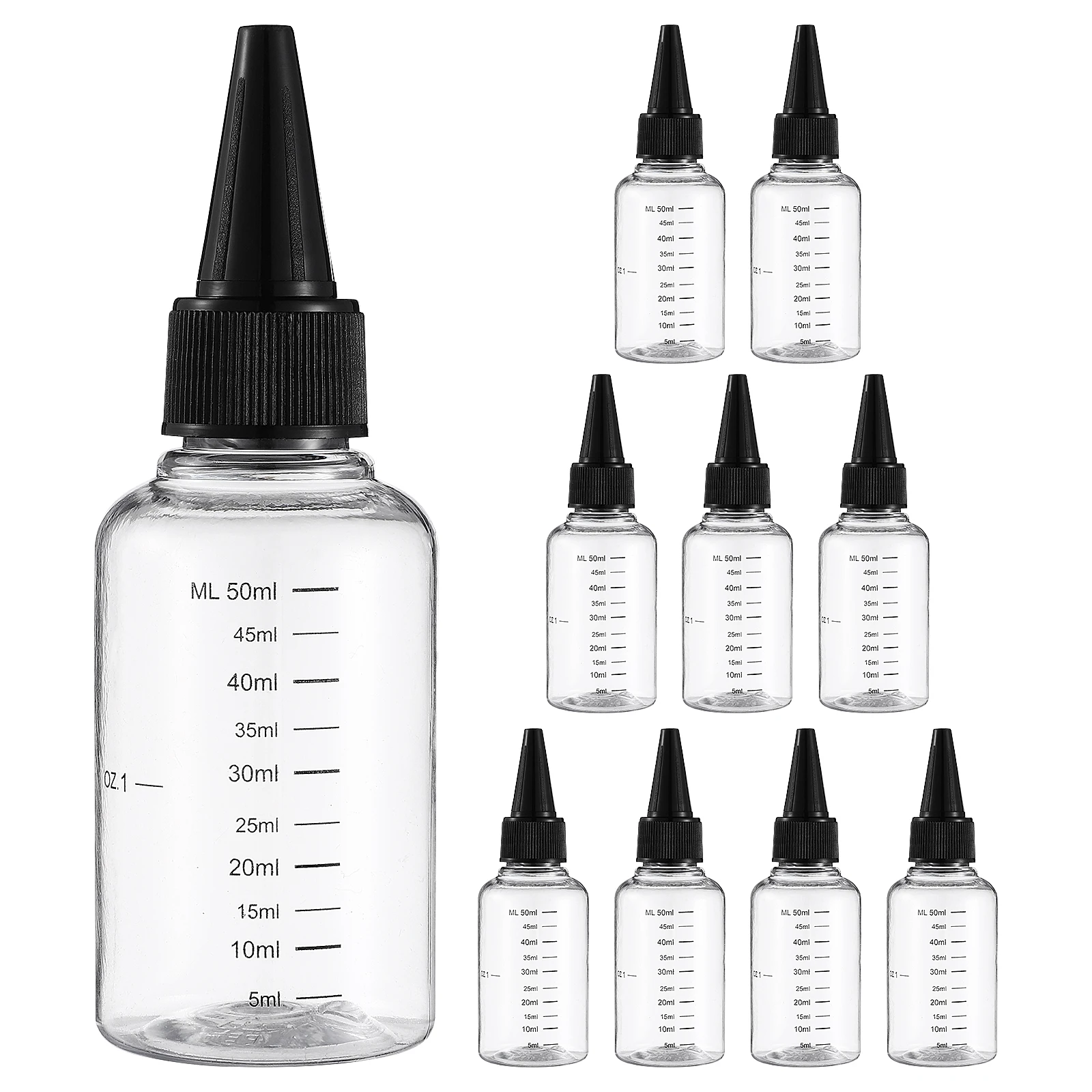10 Pcs Transparent Squeeze Bottles Plastic Travel Size Ideal for Liquid Storage Refillable Applicator Cosmetics Bottle
10 Pcs Transparent Squeeze Bottles Plastic Travel Size Ideal for Liquid Storage Refillable Applicator Cosmetics Bottle
