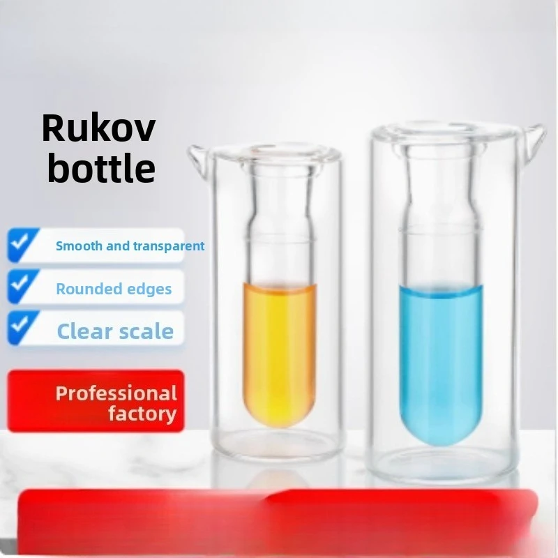 Rukov Bottle 40mm Crystallization Tube Vacuum Paraffin Melting Point Tester Lab Equipment