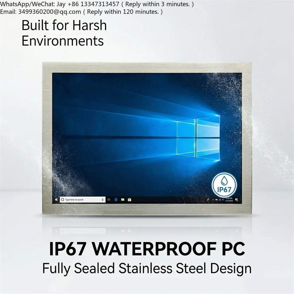 Wide Temp IP67 304 Stainless Steel 1000 Nits Optical Bonding EETI Resistive Touch Industrial Computer
Wide Temp IP67 304 Stainless Steel 1000 Nits Optical Bonding EETI Resistive Touch Industrial Computer