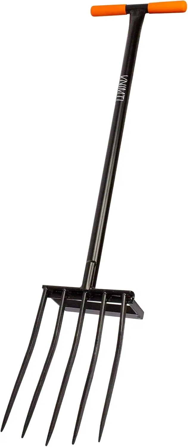 Heavy Duty Garden Pitch Fork, 45-Inch with Strong Steel Tines for Gardening and Outdoor Use
Heavy Duty Garden Pitch Fork, 45-Inch with Strong Steel Tines for Gardening and Outdoor Use