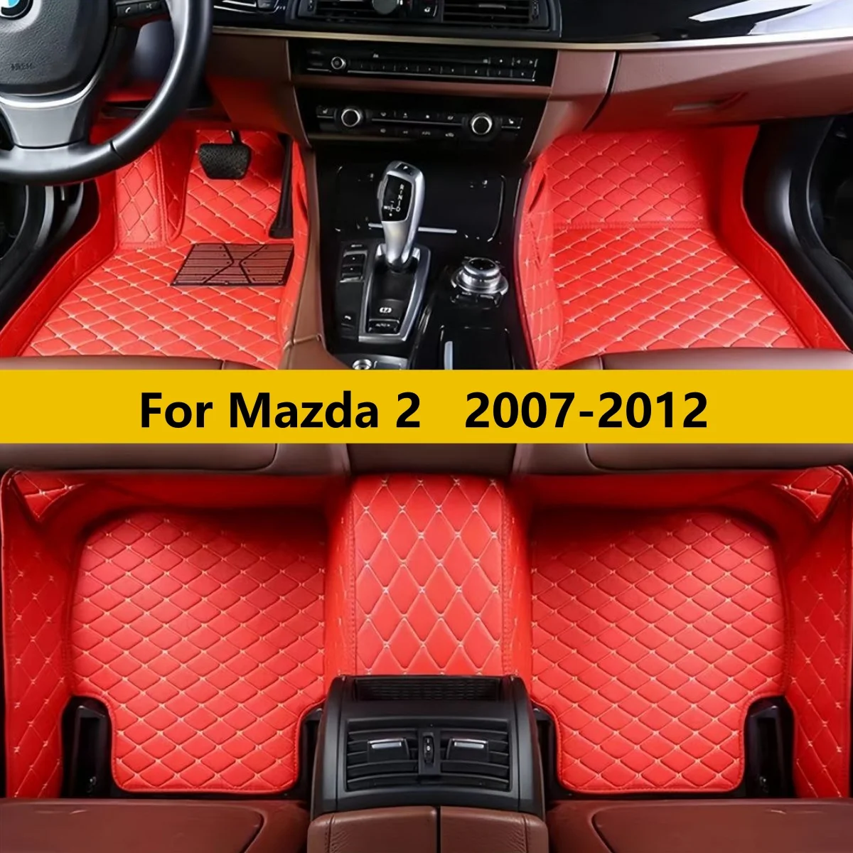 Custom Leather Car Floor Mat For Mazda 2 2007 2008 2009 2010 2011 2012 Car Leather Carpet Pads Full Set Foot Matts Rugs
Custom Leather Car Floor Mat For Mazda 2 2007 2008 2009 2010 2011 2012 Car Leather Carpet Pads Full Set Foot Matts Rugs