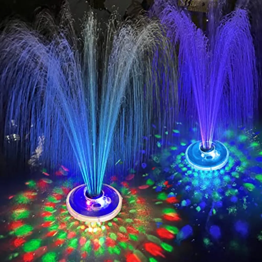 Floating Water Fountain with Underwater Lights, Powered Pump Outdoor, 2 Modes Sprinkler Waterfall Fountain for Inground Above G
Floating Water Fountain with Underwater Lights, Powered Pump Outdoor, 2 Modes Sprinkler Waterfall Fountain for Inground Above G