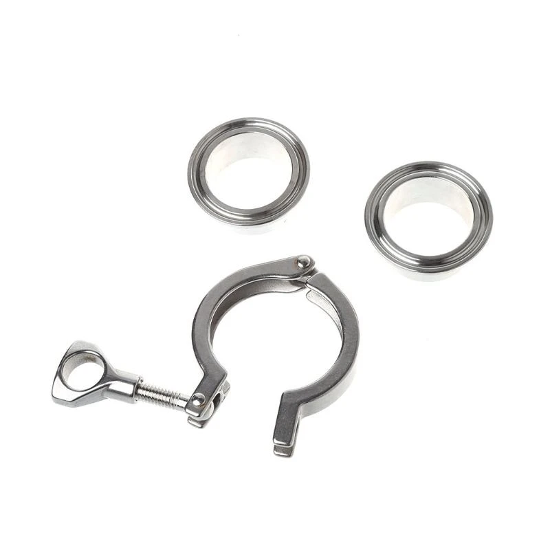 D8KE 38mm 1.5" OD SS304 Sanitary Pipe Weld Ferrule + for Tri Clamp + PTFE Gasket Set
D8KE 38mm 1.5" OD SS304 Sanitary Pipe Weld Ferrule + for Tri Clamp + PTFE Gasket Set