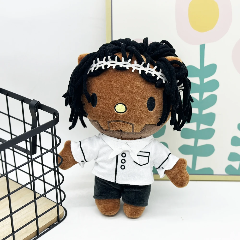 Hello Kitty Kendrick Lamar Одежда для мальчиков Белая одежда Черные брюки Плюшевая фигурка куклы Мягкая игрушка Милые фанаты для мальчиков и девочек Коллекционный подарок
Hello Kitty Kendrick Lamar Одежда для мальчиков Белая одежда Черные брюки Плюшевая фигурка куклы Мягкая игрушка Милые фанаты для мальчиков и девочек Коллекционный подарок