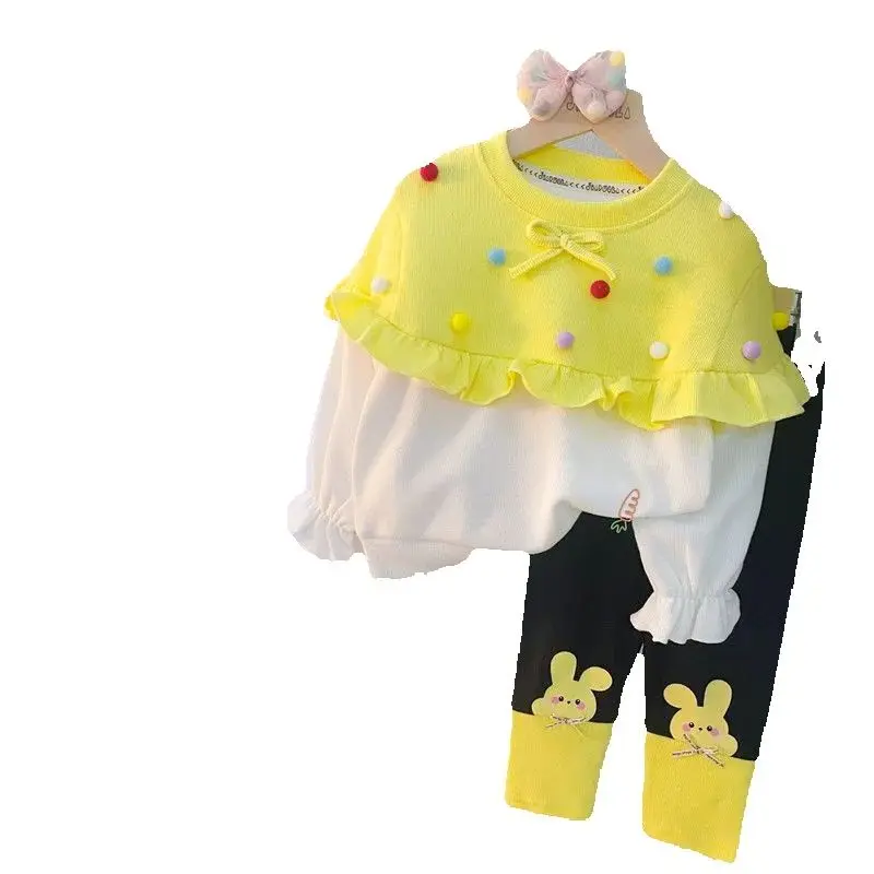 New Baby Girl Clothes Pants Set Children's Clothing 2pcs Casual Sport Outfits Loungewear Casual Pullover Tracksuit Suit
New Baby Girl Clothes Pants Set Children's Clothing 2pcs Casual Sport Outfits Loungewear Casual Pullover Tracksuit Suit