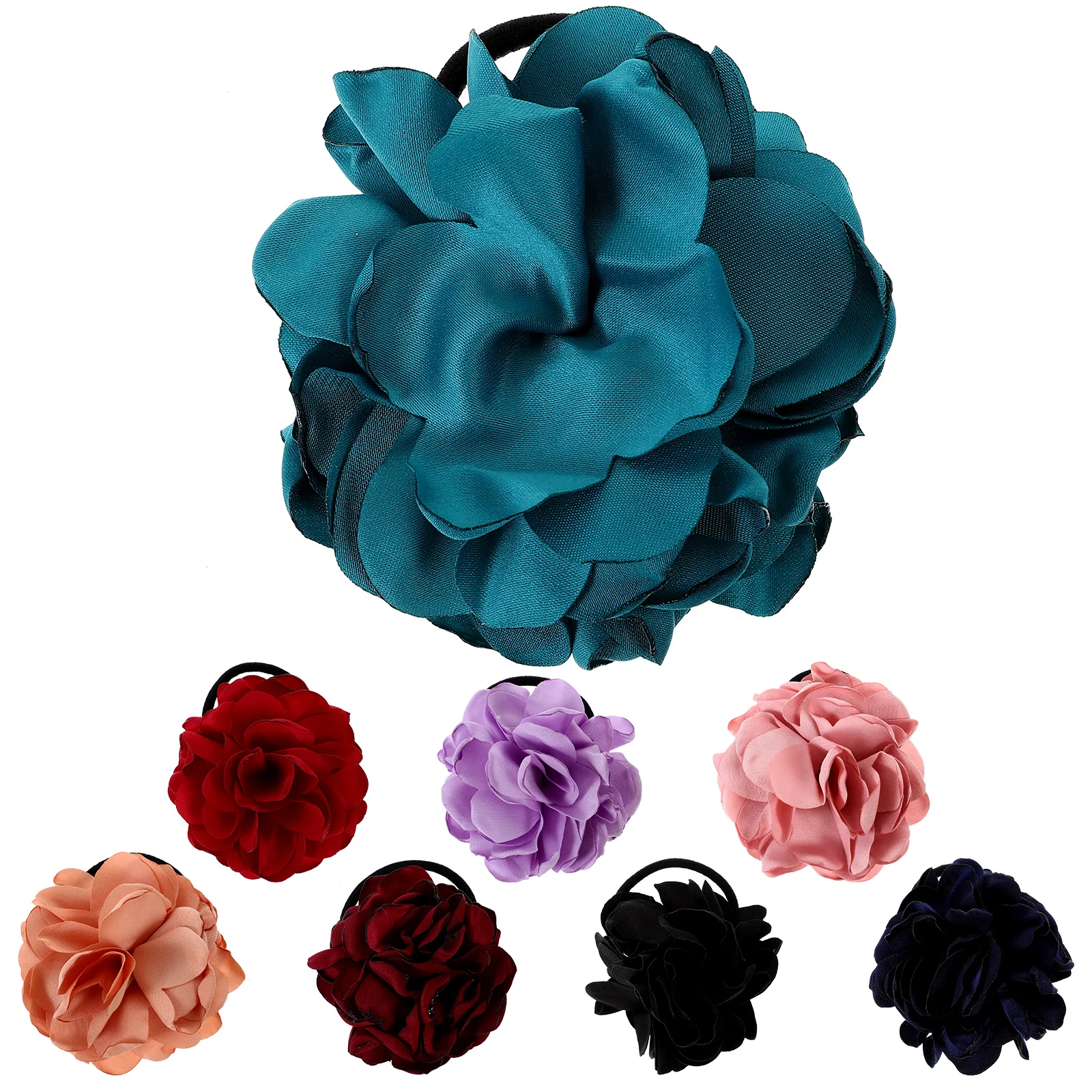 8 Pcs Artificial Flower Hair Tie Girl Accessories Elastic Ties Rope Holder for Cloth
8 Pcs Artificial Flower Hair Tie Girl Accessories Elastic Ties Rope Holder for Cloth