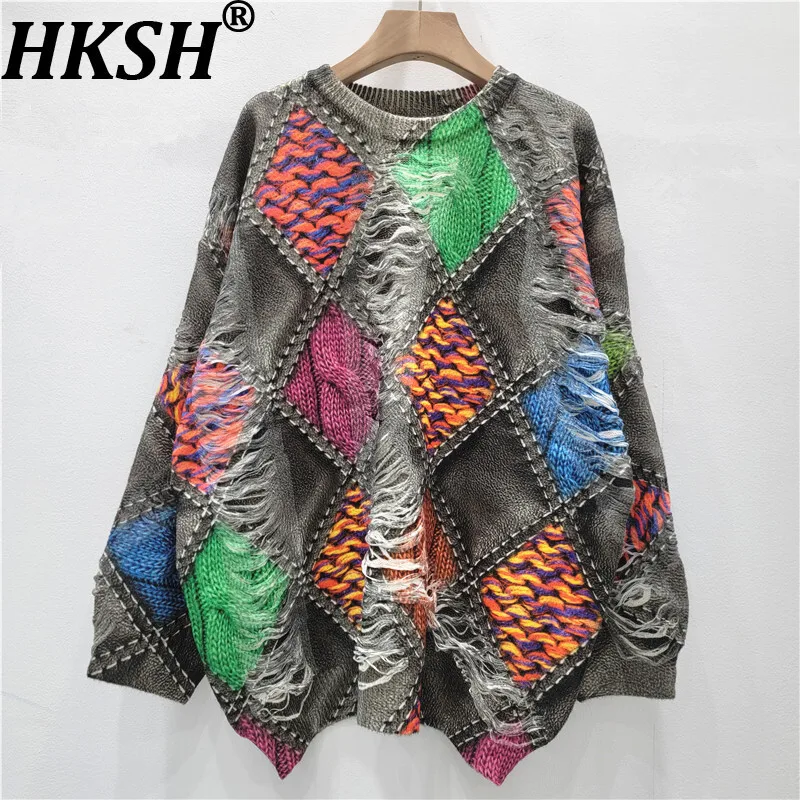 HKSH 2025 Autumn Winter New Women's Sweater O-neck Pullover Long Sleeve Color Block Versatile Elegant Casual Knitted Top HK14625
HKSH 2025 Autumn Winter New Women's Sweater O-neck Pullover Long Sleeve Color Block Versatile Elegant Casual Knitted Top HK14625