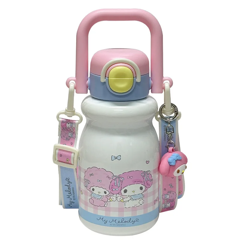 Симпатичная чашка для молока Sanrio Character Series с двойными стенками и вакуумной изоляцией, регулируемым ремешком и удобной силиконовой соломинкой
Симпатичная чашка для молока Sanrio Character Series с двойными стенками и вакуумной изоляцией, регулируемым ремешком и удобной силиконовой соломинкой