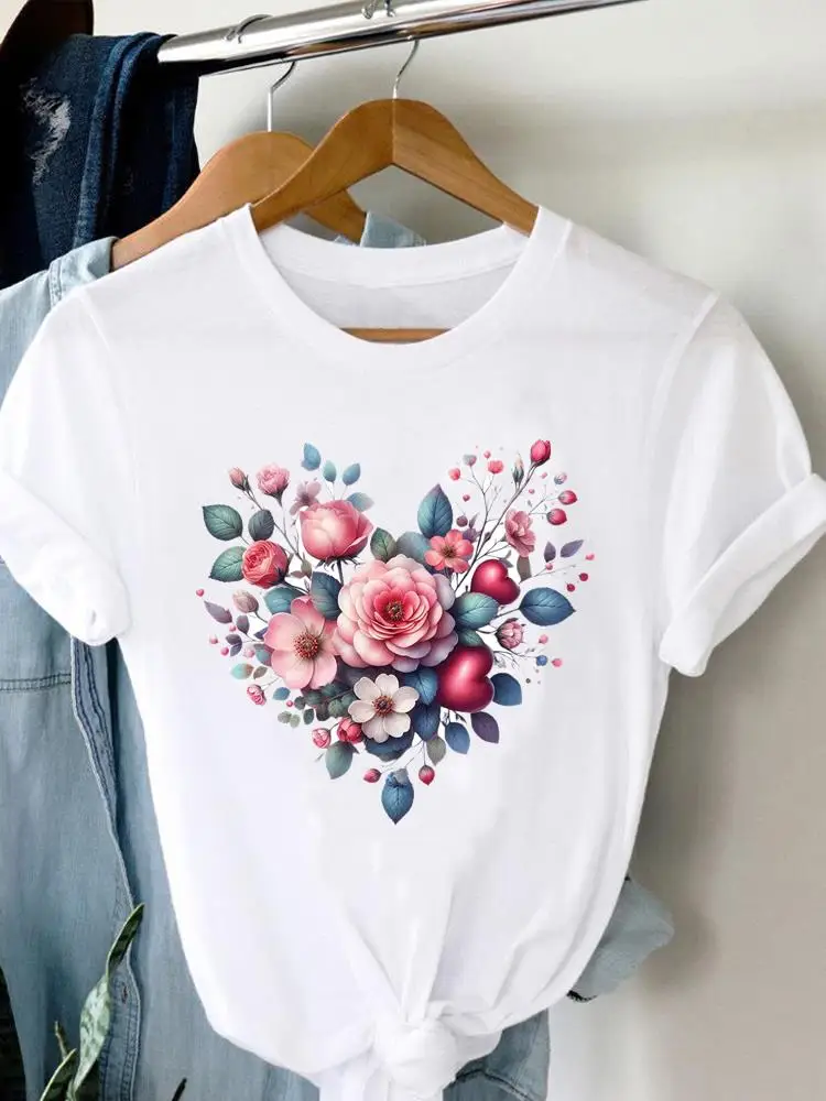 Sweet Love Heart Trend Women Graphic T-shirts Clothing Printed Short Sleeve Tee Casual T Fashion O-neck Female Clothes
Sweet Love Heart Trend Women Graphic T-shirts Clothing Printed Short Sleeve Tee Casual T Fashion O-neck Female Clothes