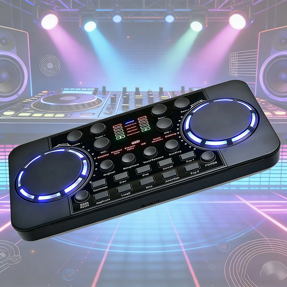 Звуковая карта V300 Pro, аудиомикшер, Bluetooth, DSP, шумоподавление, USB-аудиоинтерфейс для прямых трансляций и пения
Звуковая карта V300 Pro, аудиомикшер, Bluetooth, DSP, шумоподавление, USB-аудиоинтерфейс для прямых трансляций и пения