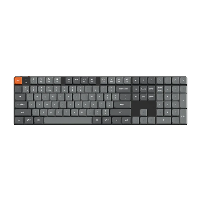PYLV Keychron K5Max QMK/VIA Ultra-Slim Wireless Custom Mechanical Keyboard Low Profile Gateron Switch Double-Shot PBT Keycap
PYLV Keychron K5Max QMK/VIA Ultra-Slim Wireless Custom Mechanical Keyboard Low Profile Gateron Switch Double-Shot PBT Keycap