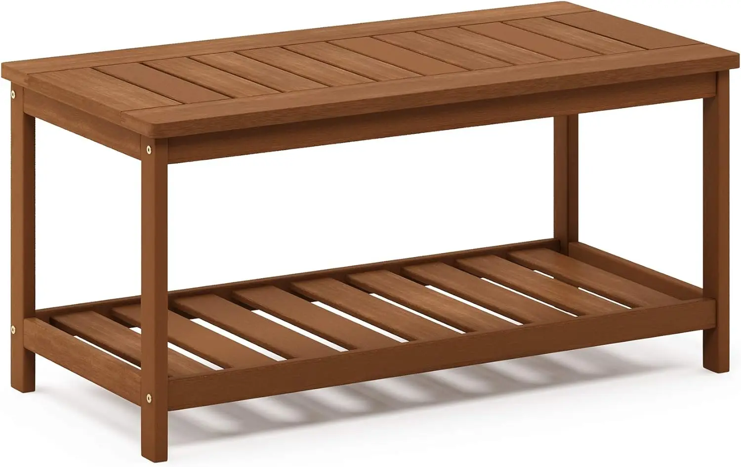 Furinno FG18508 Tioman Hardwood Patio Furniture 2-Tier Coffee Table in Teak Oil, Natural
Furinno FG18508 Tioman Hardwood Patio Furniture 2-Tier Coffee Table in Teak Oil, Natural