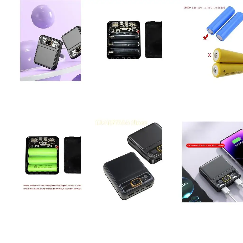 F62C 3x18650 Shells быстро заряжается внешняя крышка мобильный банк Case Case Digital Display Micro USB/Type C вход C
F62C 3x18650 Shells быстро заряжается внешняя крышка мобильный банк Case Case Digital Display Micro USB/Type C вход C