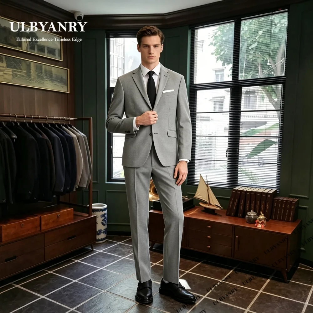 Classic Bussiness Suit Set for Men Trend Single Breasted Formal 2-Pieces Suit (Jacket Pants) XXS-7XL Customized Blazer Trousers
Classic Bussiness Suit Set for Men Trend Single Breasted Formal 2-Pieces Suit (Jacket Pants) XXS-7XL Customized Blazer Trousers