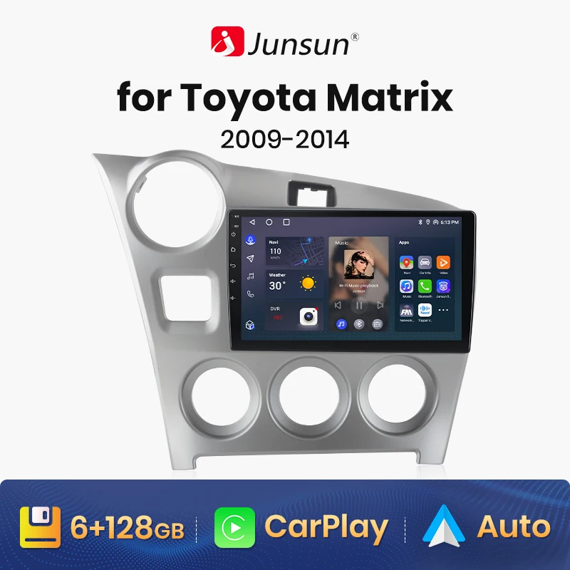 Junsun V1 AI Voice Wireless CarPlay Android Auto Radio for TOYOTA MATRIX 2009-2014 4G Car Multimedia GPS 2din autoradio
Junsun V1 AI Voice Wireless CarPlay Android Auto Radio for TOYOTA MATRIX 2009-2014 4G Car Multimedia GPS 2din autoradio