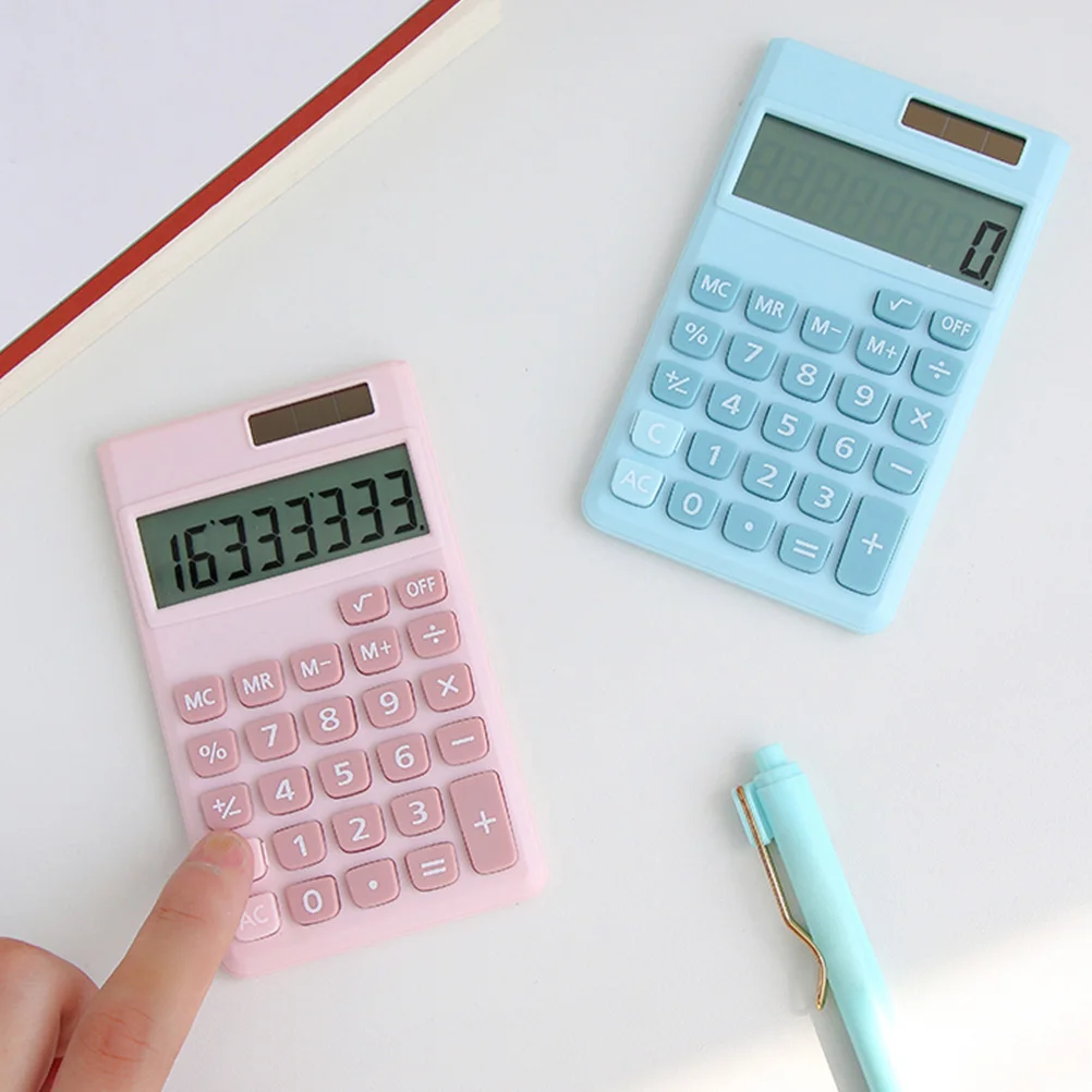 Mini Calculator Eco Portable Accounting Desktop Student Practical Lovely Design Easy Use School Office Good
Mini Calculator Eco Portable Accounting Desktop Student Practical Lovely Design Easy Use School Office Good