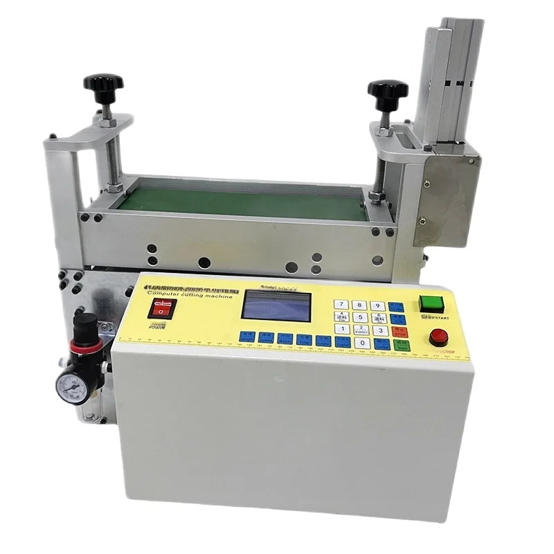 Small Automatic Pneumatic Crawler Pipe Insulation Pipe PTFE Pipe Cutting Machine PVC Silicone Heat Shrink Cutting Machine
Small Automatic Pneumatic Crawler Pipe Insulation Pipe PTFE Pipe Cutting Machine PVC Silicone Heat Shrink Cutting Machine