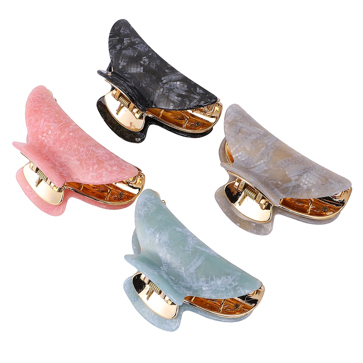 4 Pcs Hair Claw Clips Acrylic Alloy Large Barrettes Durable Elegant Daily Use Shower Cooking Travel Accessories
4 Pcs Hair Claw Clips Acrylic Alloy Large Barrettes Durable Elegant Daily Use Shower Cooking Travel Accessories