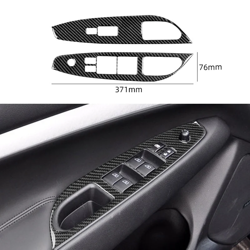 Carbon Fiber Car Front Window Lift Switch Sticker Decal Interior Trim Cover for Infiniti G37 2010-2013 Accessories
Carbon Fiber Car Front Window Lift Switch Sticker Decal Interior Trim Cover for Infiniti G37 2010-2013 Accessories