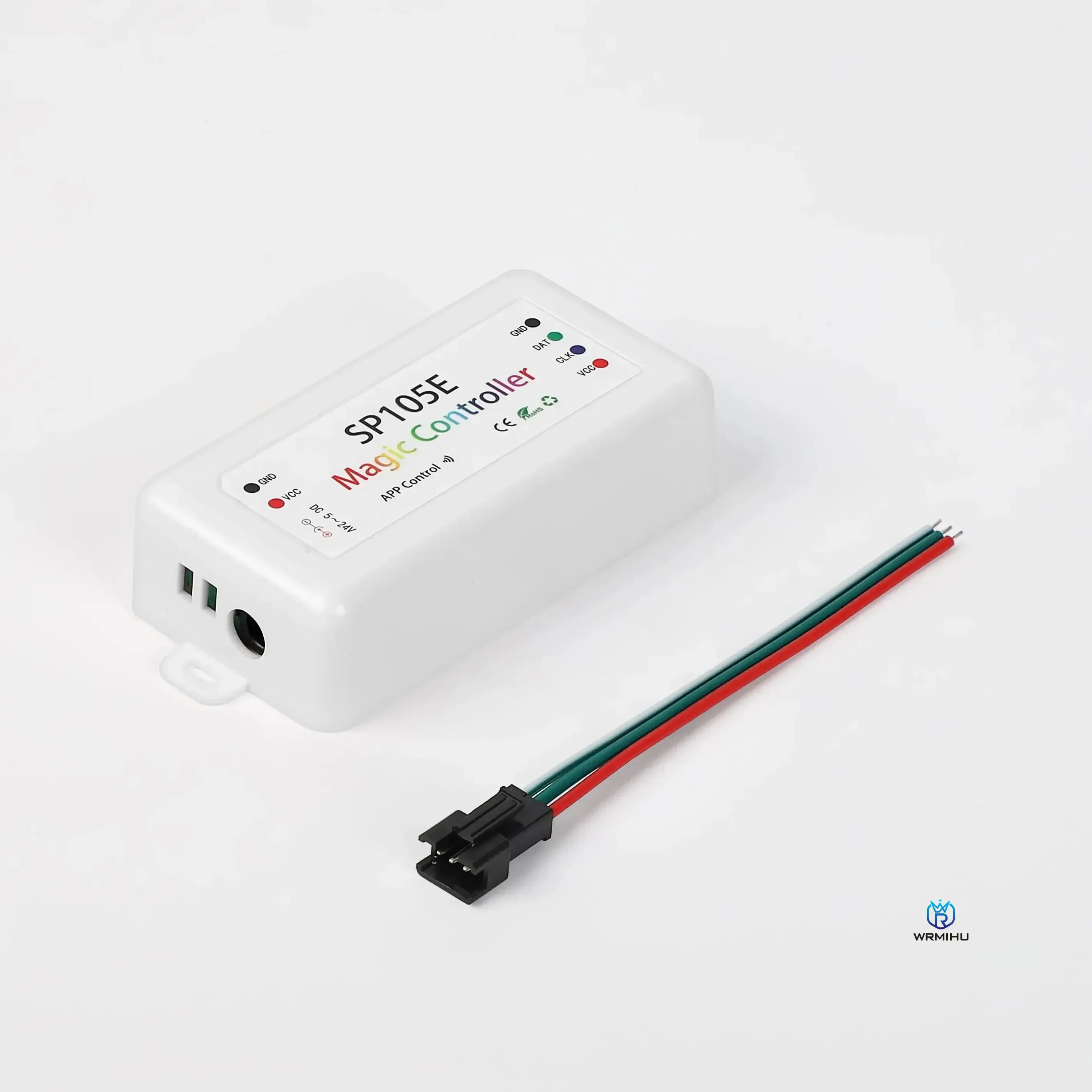 DC5V-24V SP105E light controller with of 2048 pixels. WS2811, WS2812B, SK6812 LED RGB/RGBW lights supports Bluetooth connectio
DC5V-24V SP105E light controller with of 2048 pixels. WS2811, WS2812B, SK6812 LED RGB/RGBW lights supports Bluetooth connectio