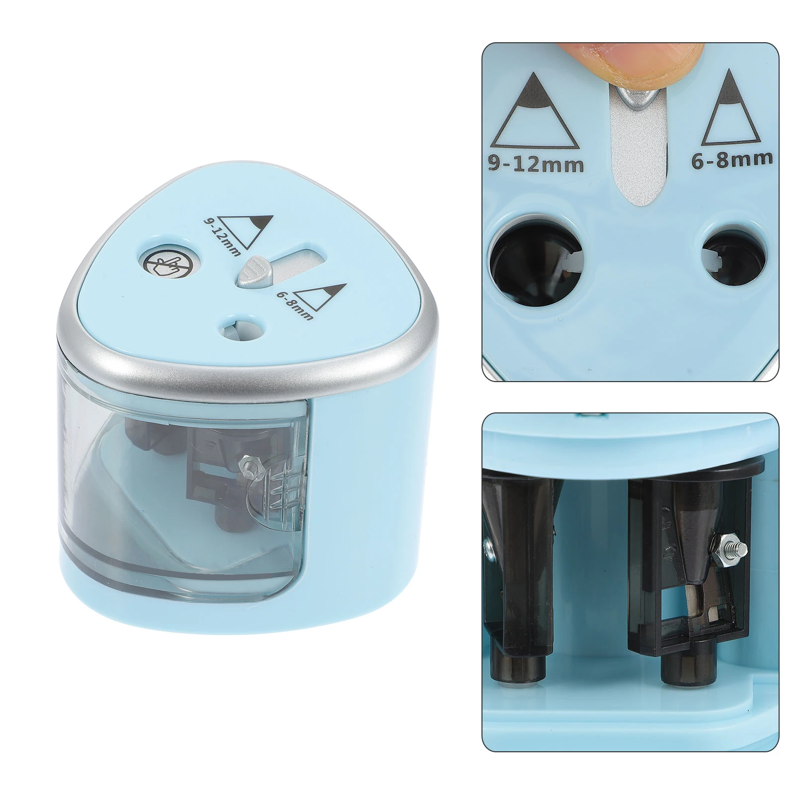 Electric Pencil Sharpener Dual Holes Automatic Heavy Duty 6-12Mm Large Classroom Portable Mechanical Colored Pencils Sharpeners
Electric Pencil Sharpener Dual Holes Automatic Heavy Duty 6-12Mm Large Classroom Portable Mechanical Colored Pencils Sharpeners