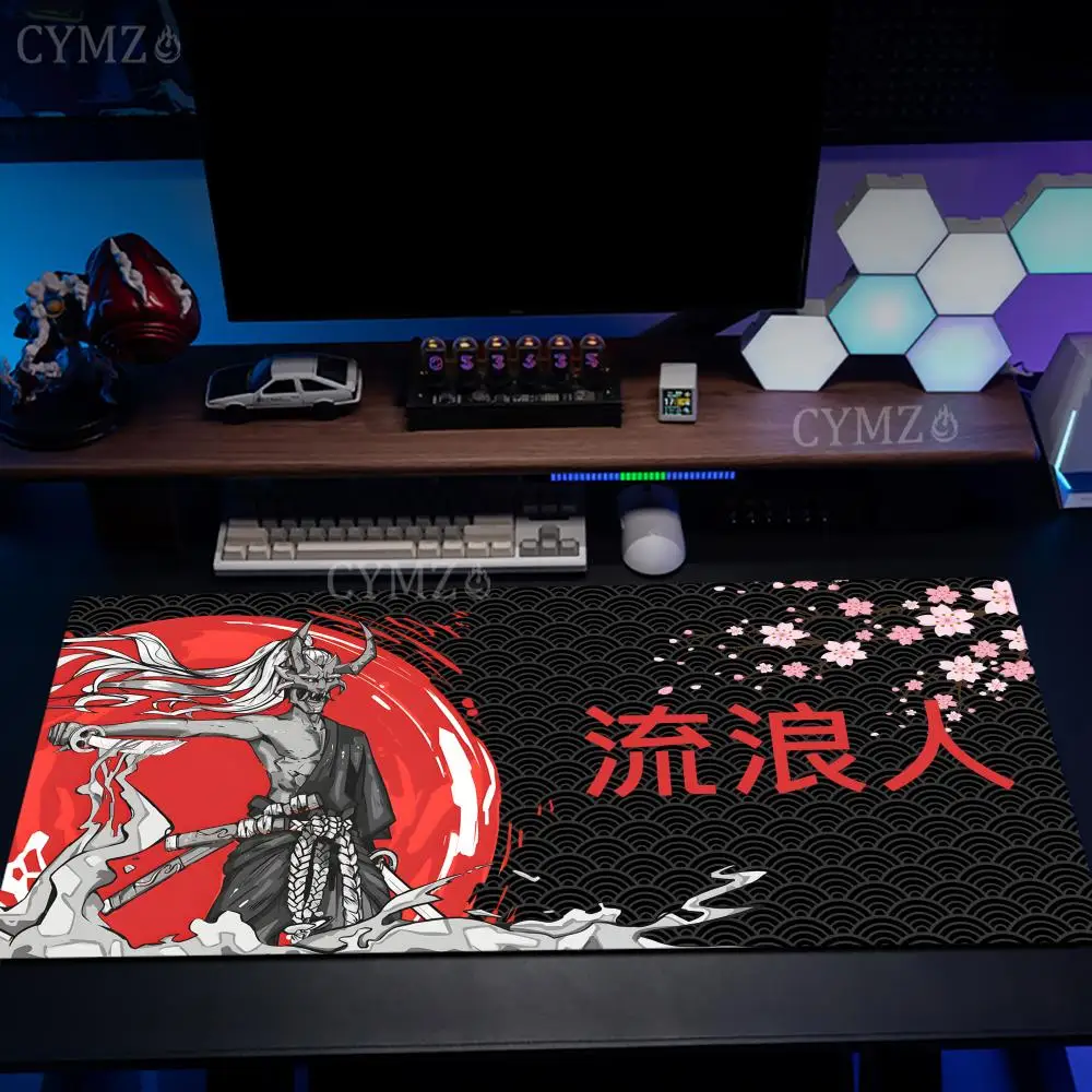 Samurai and cherry blossoms Mouse Pad Desk Mat with Stitched Edge Rubber anti-slip Durable pc accessories Gaming mats maus pad 
Samurai and cherry blossoms Mouse Pad Desk Mat with Stitched Edge Rubber anti-slip Durable pc accessories Gaming mats maus pad