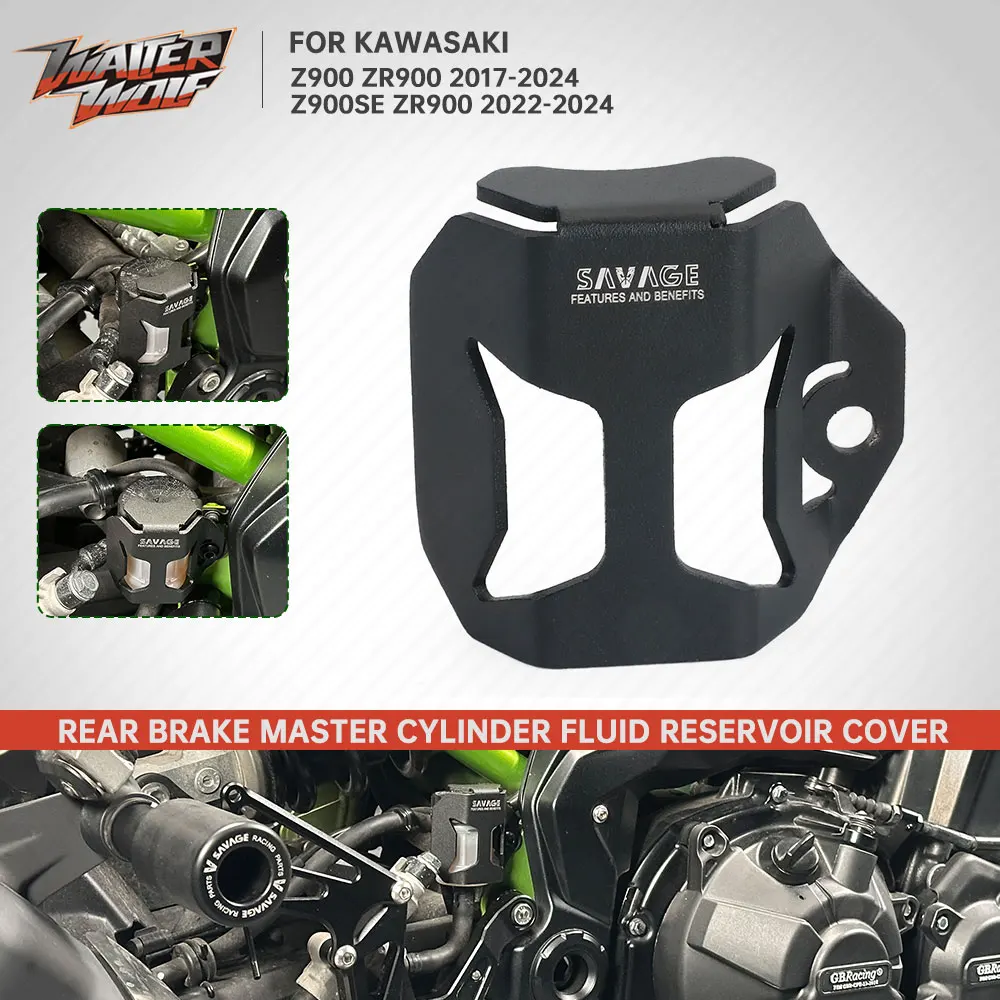 Motorcycle Rear Brake Master Cylinder Fluid Reservoir Guard Cover For Kawasaki Z900 Z 900 /SE ZR900 Z900SE 2017-2025 Oil Cup Cap
Motorcycle Rear Brake Master Cylinder Fluid Reservoir Guard Cover For Kawasaki Z900 Z 900 /SE ZR900 Z900SE 2017-2025 Oil Cup Cap