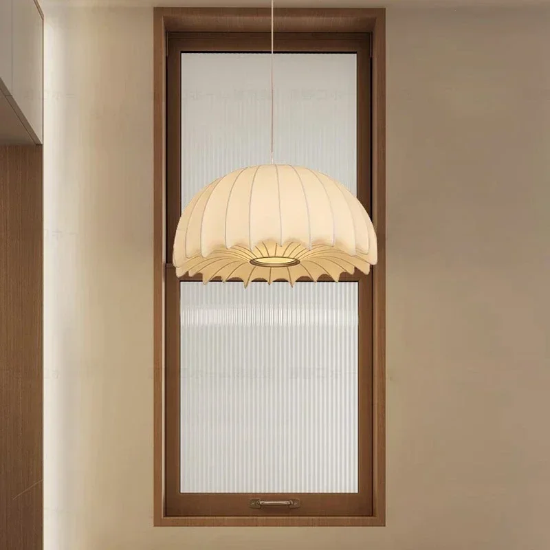 SANDYHA Chinese Retro Fabric Silk Chandelier Minimalist LED Lamps for Dining Room Bedroom Home Decor Stylish Lighting Fixture
SANDYHA Chinese Retro Fabric Silk Chandelier Minimalist LED Lamps for Dining Room Bedroom Home Decor Stylish Lighting Fixture