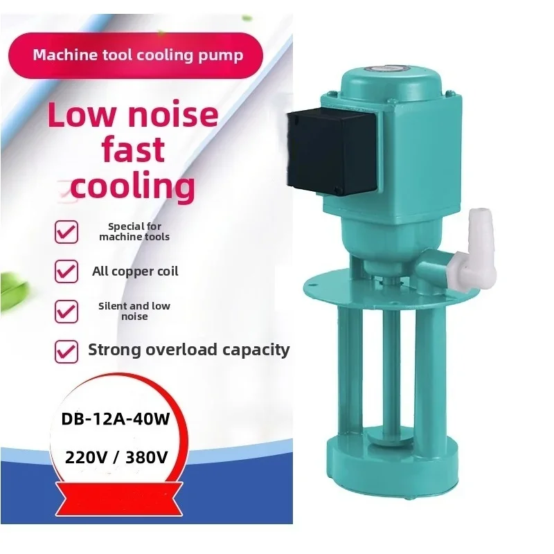 DB-12A 220V 380V 40W 12L/min CNC Machine Tool Cooling Pump Lathe Oil Pump Electric Pump For Flushing Cooling Medium
DB-12A 220V 380V 40W 12L/min CNC Machine Tool Cooling Pump Lathe Oil Pump Electric Pump For Flushing Cooling Medium