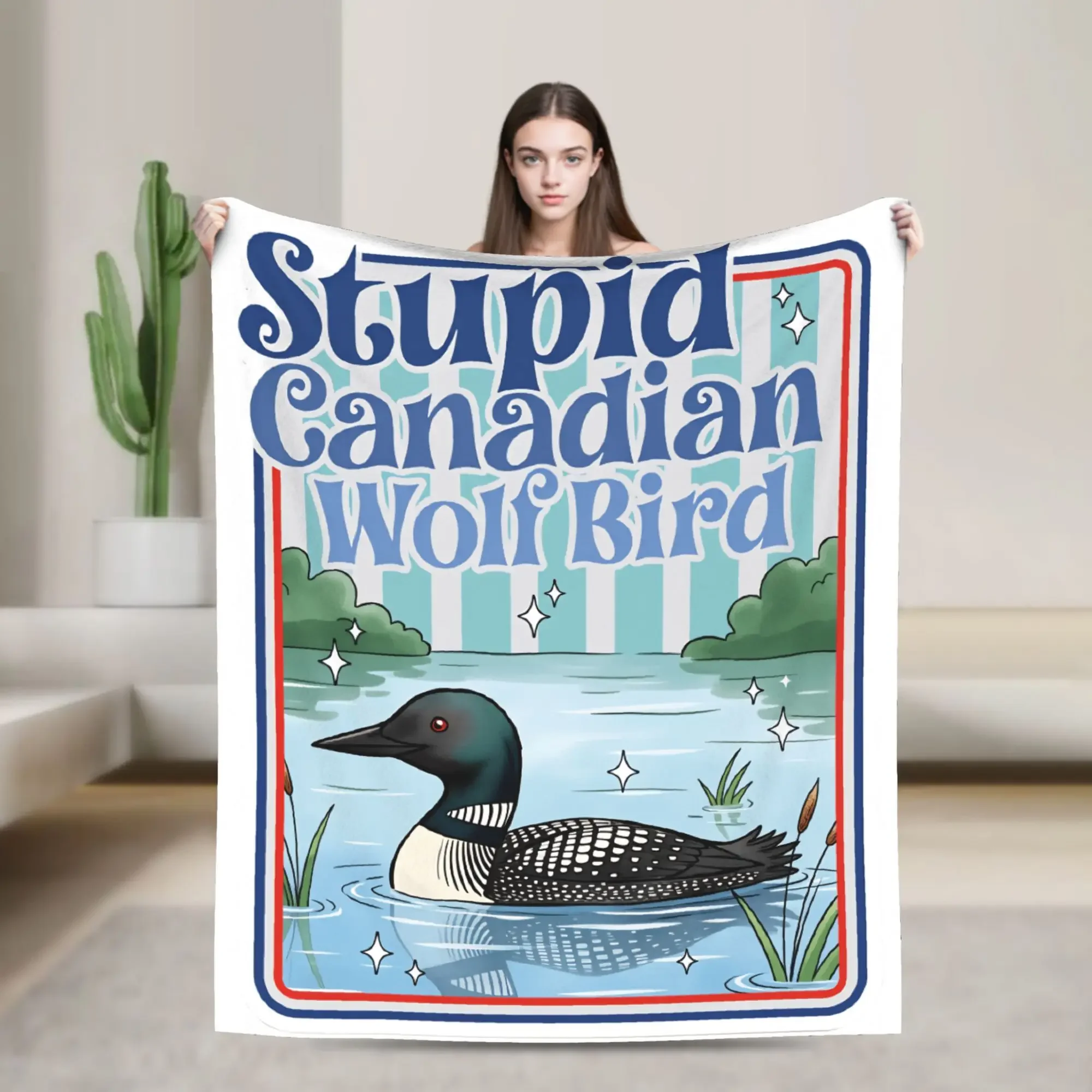 Stupid Canadian Wolf Bird Heated Rivalry Blanket Warm Soft Throw for Sofa Bed Travel Winter Use
Stupid Canadian Wolf Bird Heated Rivalry Blanket Warm Soft Throw for Sofa Bed Travel Winter Use