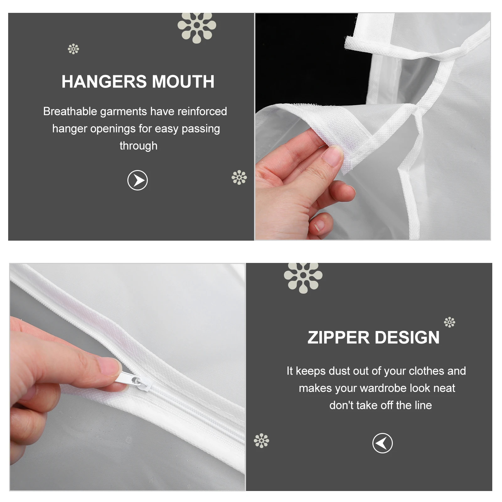 Waterproof Dustproof Garment Rack Cover PEVA Material Clothes Protector Reusable Closet Zipper Design Easy Install Storage Coat
Waterproof Dustproof Garment Rack Cover PEVA Material Clothes Protector Reusable Closet Zipper Design Easy Install Storage Coat