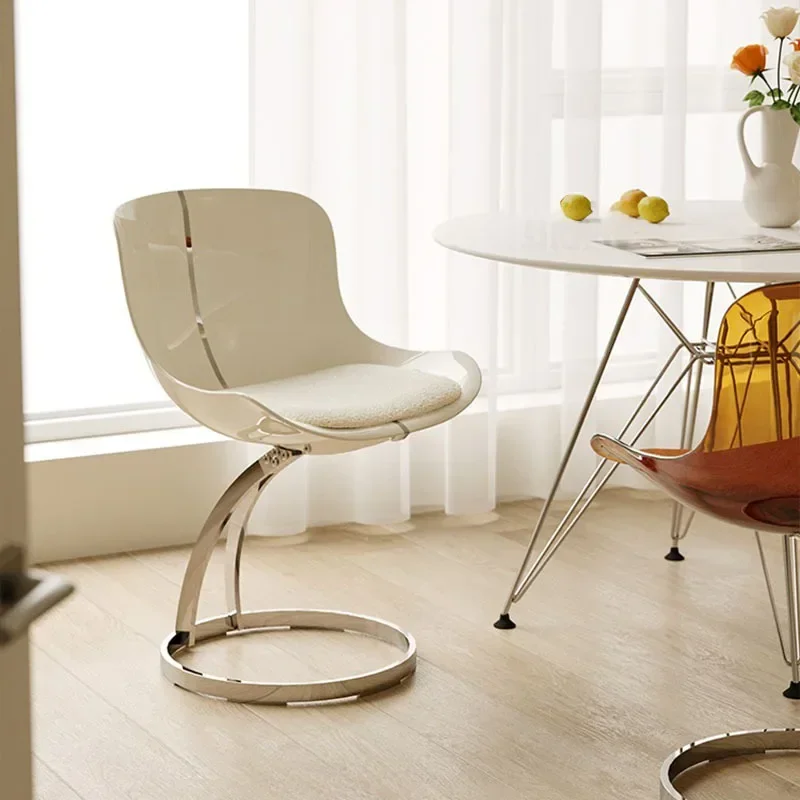 Cream style home, acrylic dining chair designer, creative restaurant back chair Internet celebrity transparent makeup chair
Cream style home, acrylic dining chair designer, creative restaurant back chair Internet celebrity transparent makeup chair