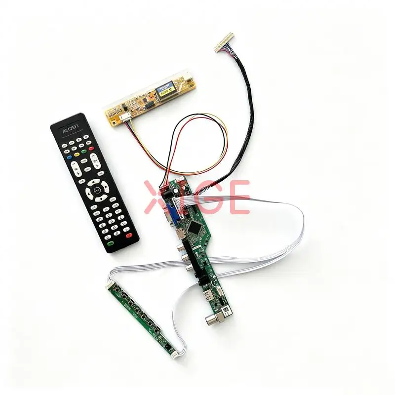 Matrix Controller Drive Board Fit LP150X05 LP150X08 LP150X09 LP150X06 1024x768 1CCFL 1024*768 HDMI+VGA+AV+USB LVDS-30Pin DIY Kit
Matrix Controller Drive Board Fit LP150X05 LP150X08 LP150X09 LP150X06 1024x768 1CCFL 1024*768 HDMI+VGA+AV+USB LVDS-30Pin DIY Kit