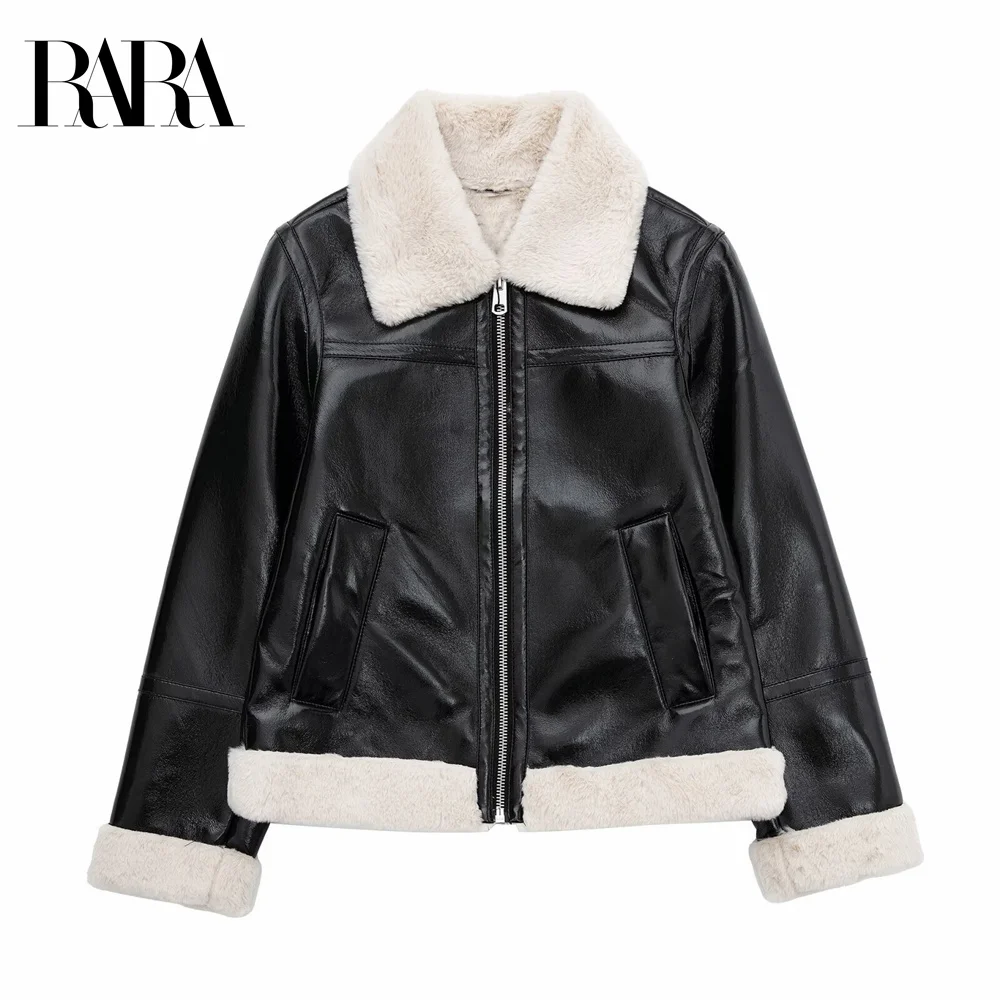 2025 RARA Spring New Women's Clothing Fur Integrated Fashion Versatile Collar with Velvet Double sided Jacket Coat
2025 RARA Spring New Women's Clothing Fur Integrated Fashion Versatile Collar with Velvet Double sided Jacket Coat