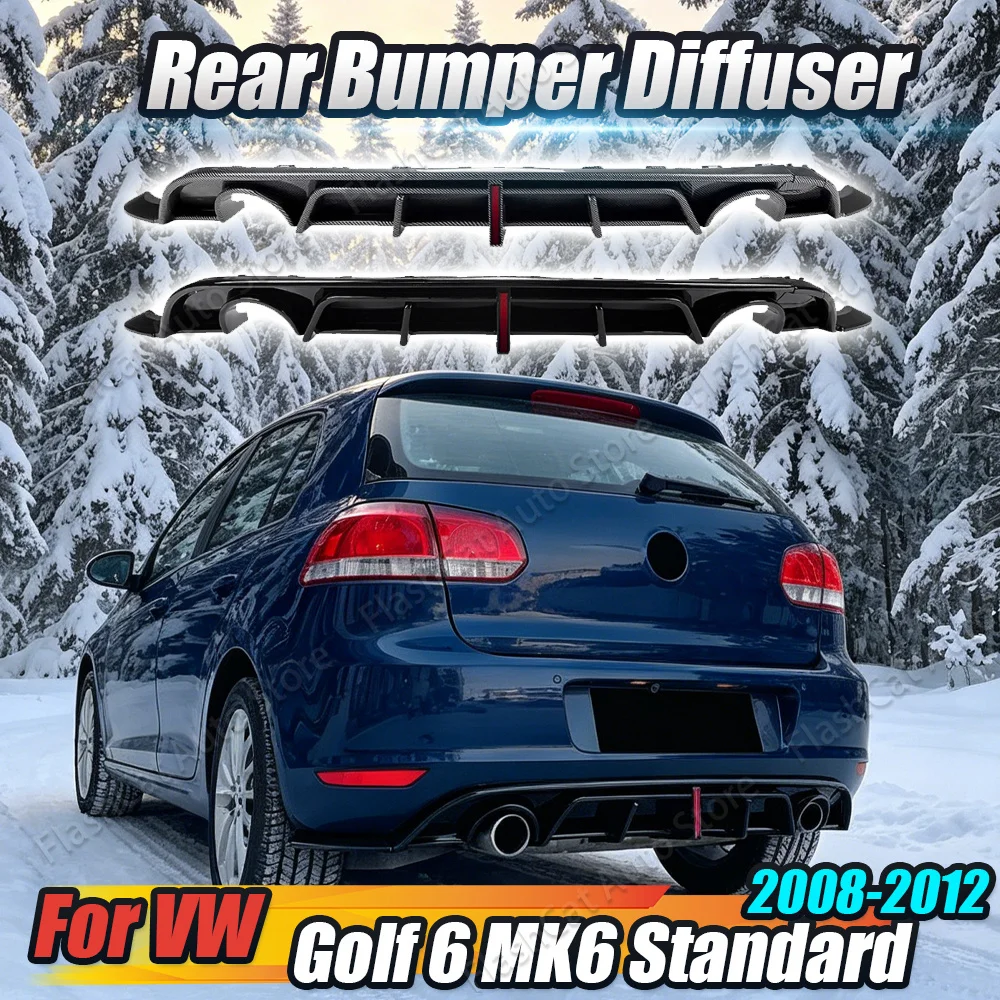 Golf 6 Rear Bumper Diffuser Lip For VW Golf 6 MK6 TSI Standard 2008-2012 Spoiler Splitter With Brake LED Body Kits Tuning
Golf 6 Rear Bumper Diffuser Lip For VW Golf 6 MK6 TSI Standard 2008-2012 Spoiler Splitter With Brake LED Body Kits Tuning