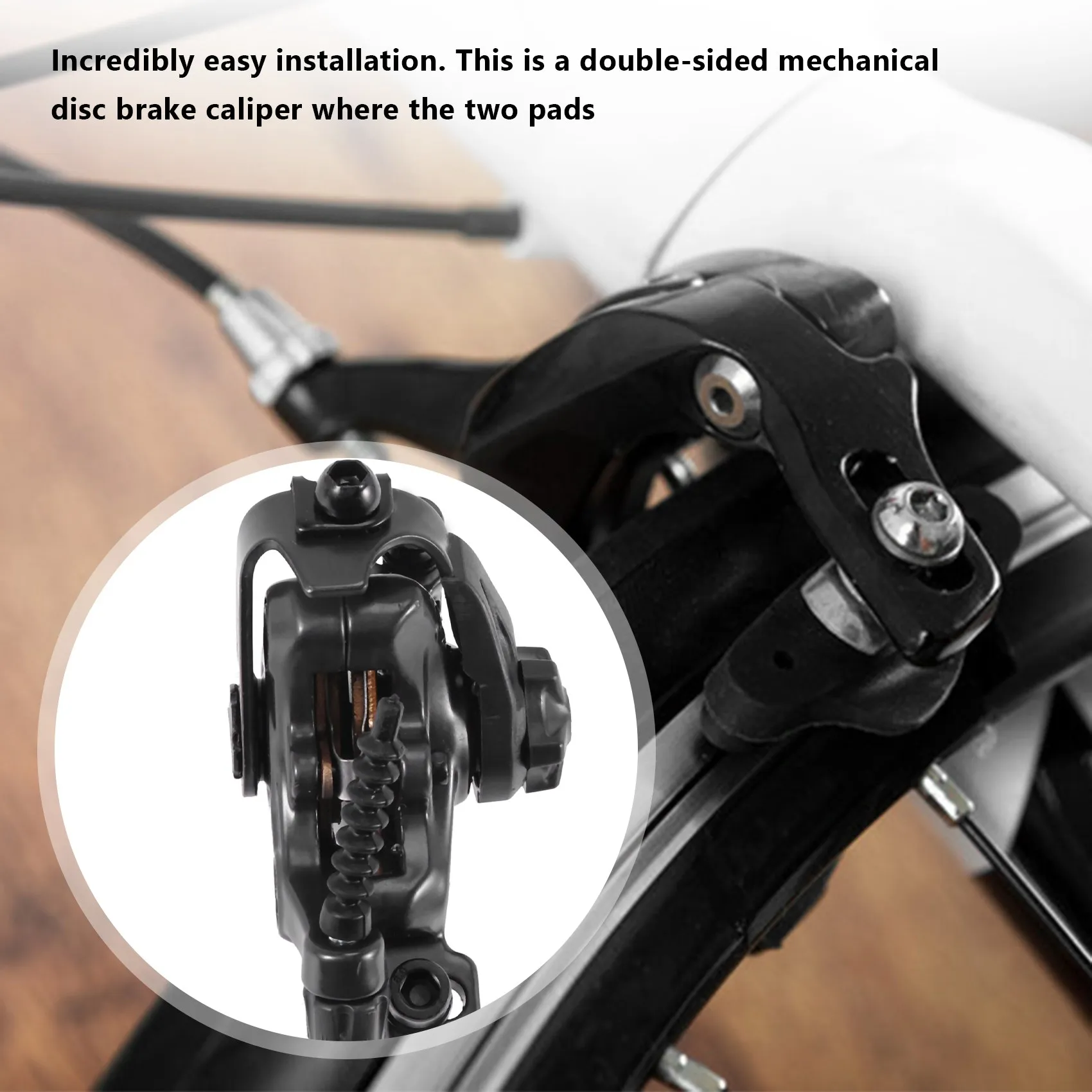 Bicycle Front Rear Disc Brake Caliper For XC MTB Mountain Bike Speed Clip Dual Piston Mechanical Disc Brake Set-B60B
Bicycle Front Rear Disc Brake Caliper For XC MTB Mountain Bike Speed Clip Dual Piston Mechanical Disc Brake Set-B60B