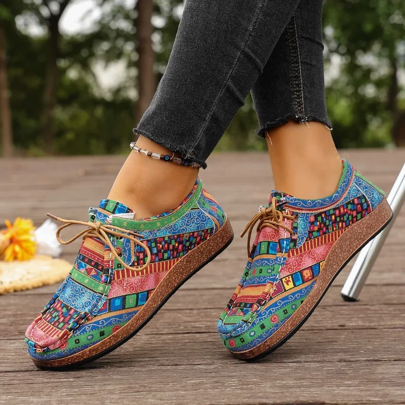 2025 Autumn Women Casual Flat Shoes Women Solid Versatile Lace-up Loafers Women Fashion Non Slip Sports Shoes Zapatos De Mujer
2025 Autumn Women Casual Flat Shoes Women Solid Versatile Lace-up Loafers Women Fashion Non Slip Sports Shoes Zapatos De Mujer