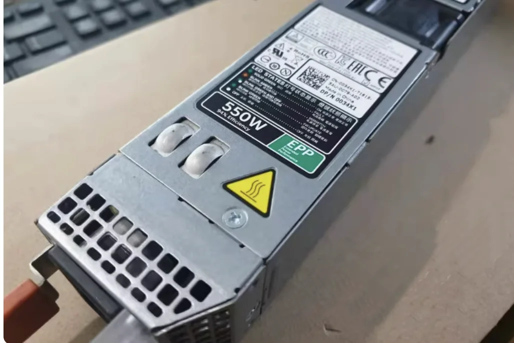 For Dell R340 R430 R440 DSS1500 550W Switching Power Supply 0034X1 0X185V 0NCNFF L550E-S1 D550E-S1
For Dell R340 R430 R440 DSS1500 550W Switching Power Supply 0034X1 0X185V 0NCNFF L550E-S1 D550E-S1