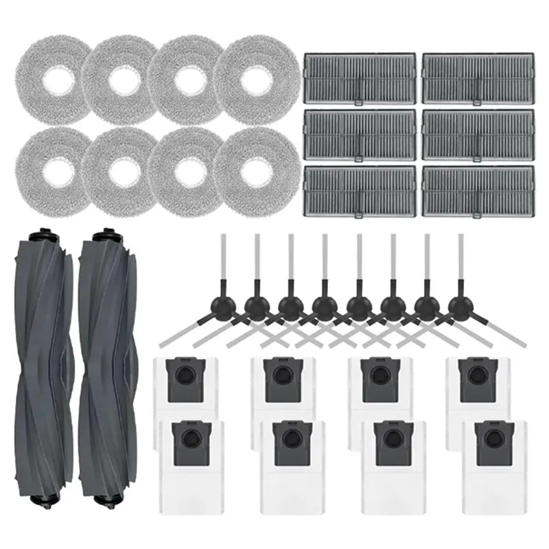 YCOC-For Dreame L10s Ultra Gen 2/L30s Ultra Replacement Parts Main Side Brush Mop Hepa Filter Dust Bag Vacuum
YCOC-For Dreame L10s Ultra Gen 2/L30s Ultra Replacement Parts Main Side Brush Mop Hepa Filter Dust Bag Vacuum