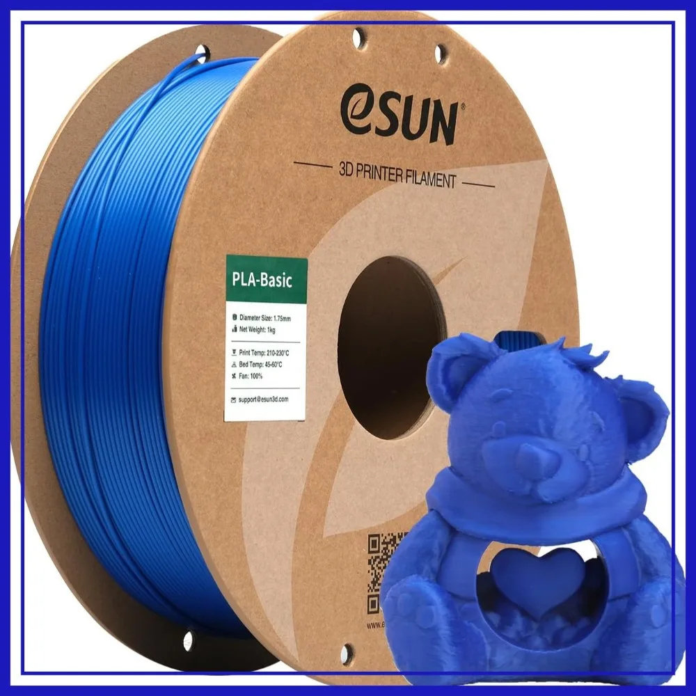 PLA 3D Printer Filament 1.75mm, 1KG Spool High Speed Printing, Blue
PLA 3D Printer Filament 1.75mm, 1KG Spool High Speed Printing, Blue