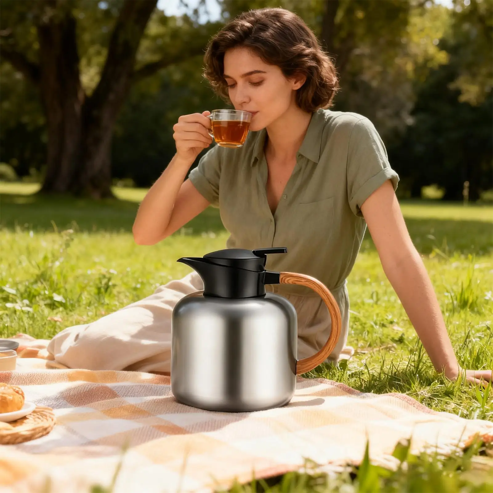 Thermal Coffee Carafe 2L Vacuum Pot Anti-Slip Handle Large Capacity Bedside Carafe Coffee Bottle For Hot Cold Beverage Juice Tea
Thermal Coffee Carafe 2L Vacuum Pot Anti-Slip Handle Large Capacity Bedside Carafe Coffee Bottle For Hot Cold Beverage Juice Tea