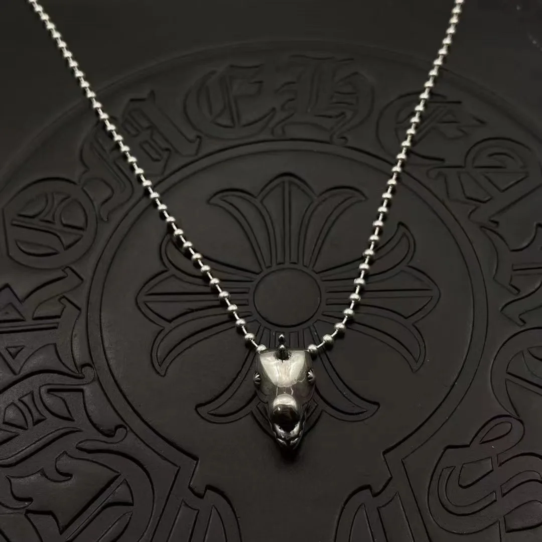 S925 sterling silver punk hip hop dinosaur head necklace retro cross-border sweater chain premium sense autumn and winter
S925 sterling silver punk hip hop dinosaur head necklace retro cross-border sweater chain premium sense autumn and winter