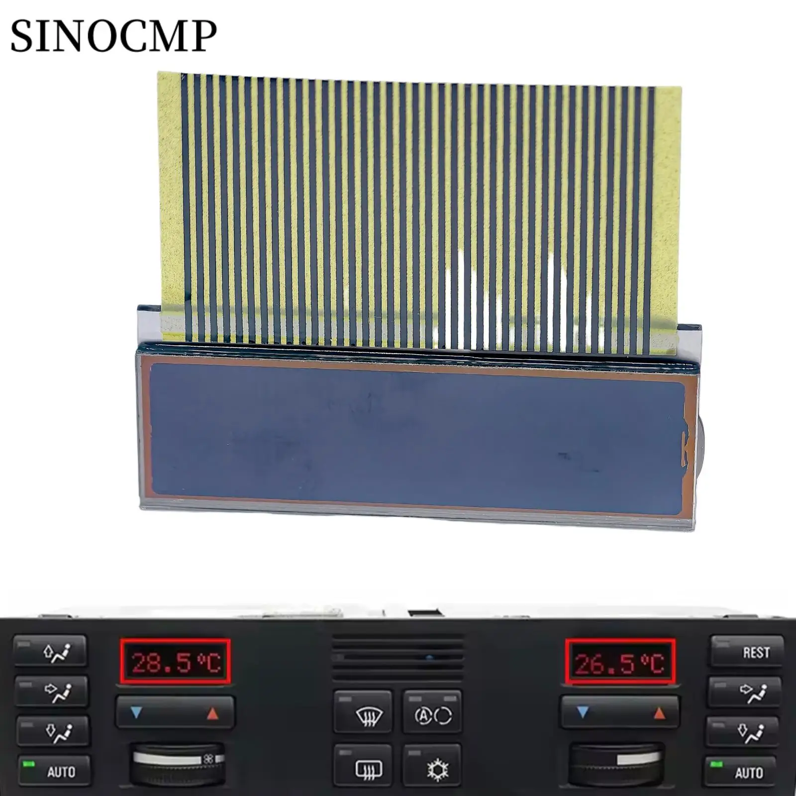 LCD Display Climate Control Display 64118390946 64188369781 For BMW E38 7-Serious 728i 730i 735i 740i 750iL Car Replacement
LCD Display Climate Control Display 64118390946 64188369781 For BMW E38 7-Serious 728i 730i 735i 740i 750iL Car Replacement